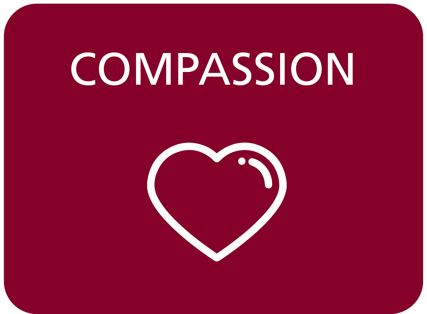 John Paul College value: Compassion